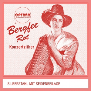 Bergfee Concert Zither Red